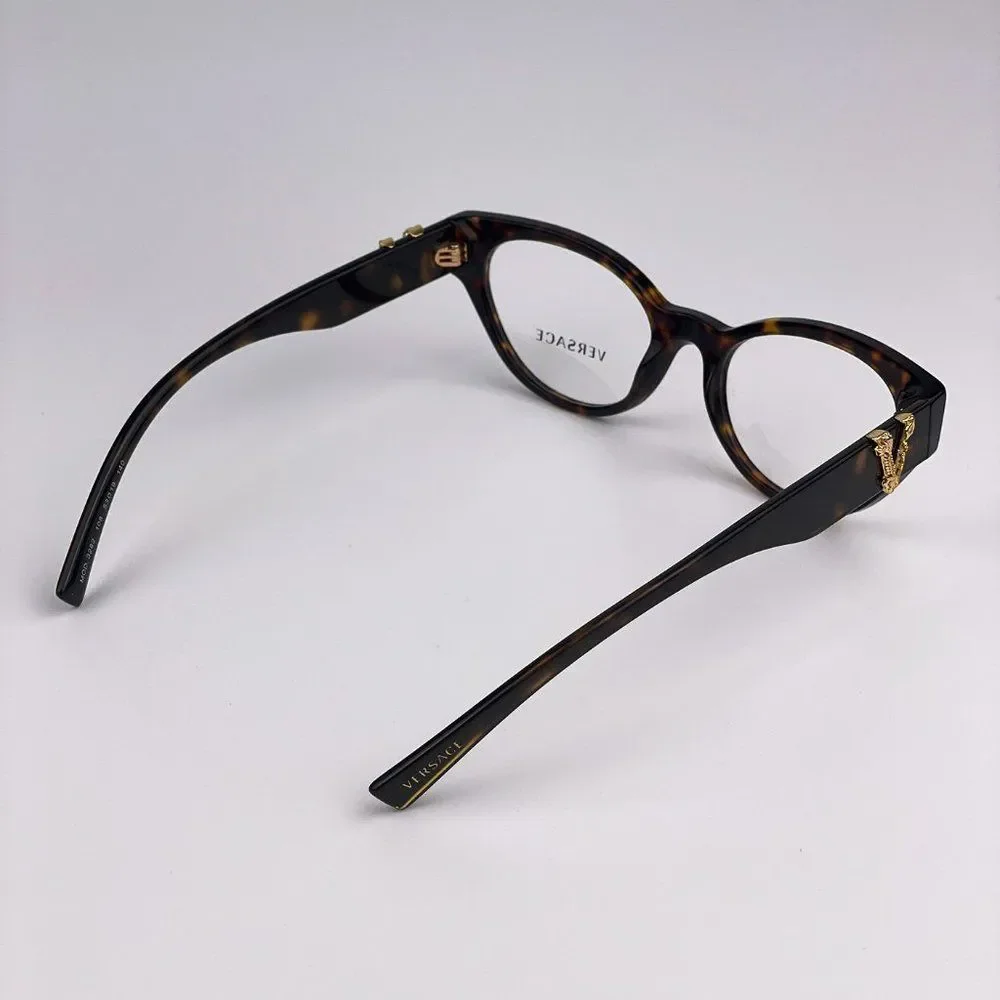 Versace VE3282 108 Eyeglasses Dark Havana Cat Eye Women
